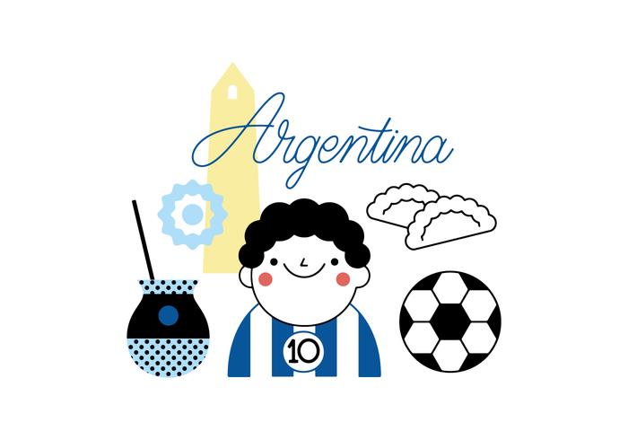 Gratis Argentinië vector