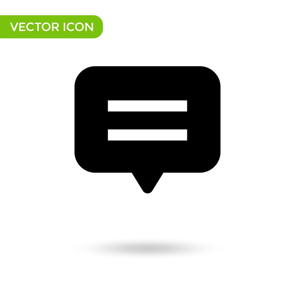 babbelen icoon. minimaal en creatief icoon geïsoleerd Aan wit achtergrond. vector illustratie symbool Mark