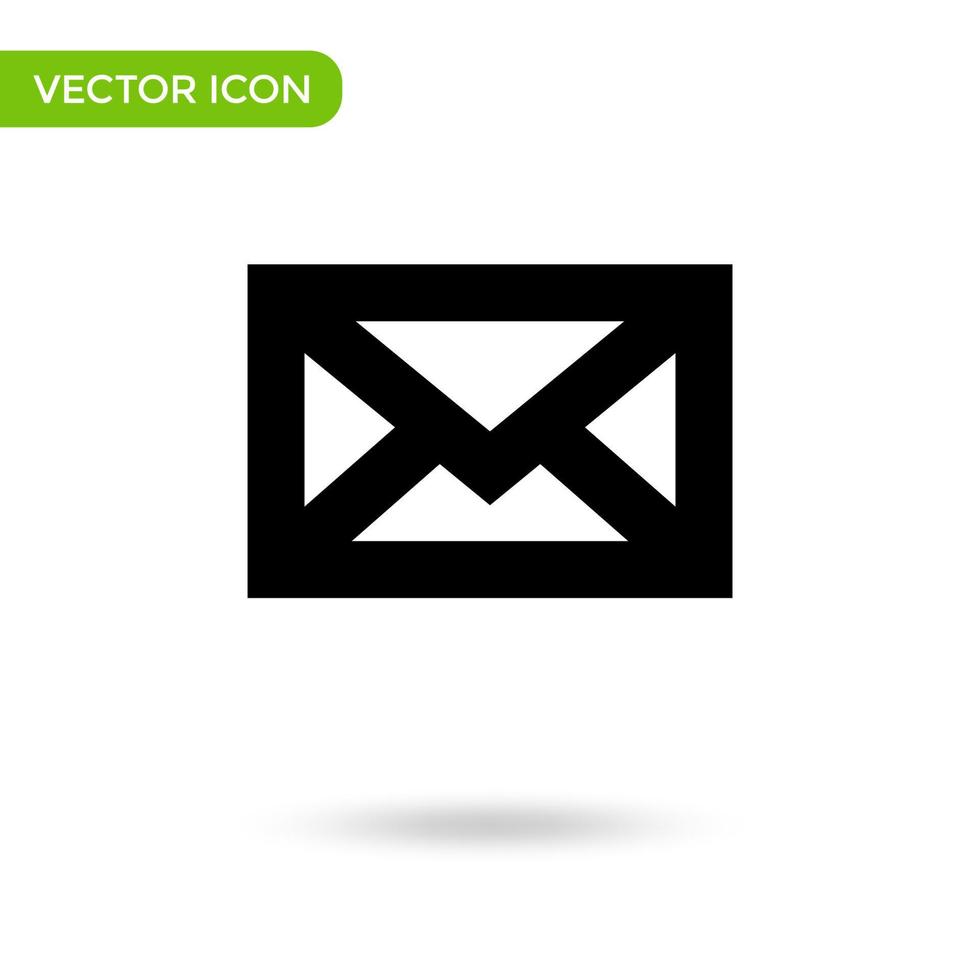 mail icoon. minimaal en creatief icoon geïsoleerd Aan wit achtergrond. vector illustratie symbool Mark