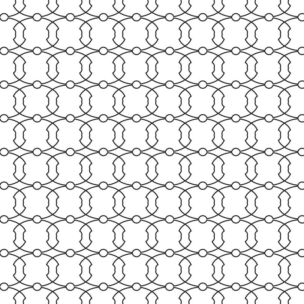 herhaald geometrie patroon. abstract zwart wit patroon. zwart wit structuur Aan wit achtergrond. vector