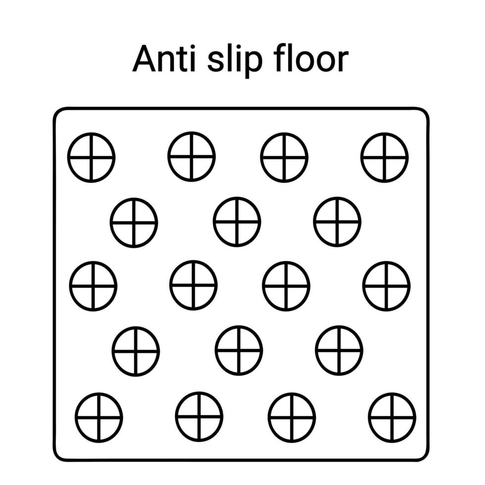 anti uitglijden verdieping patroon vector