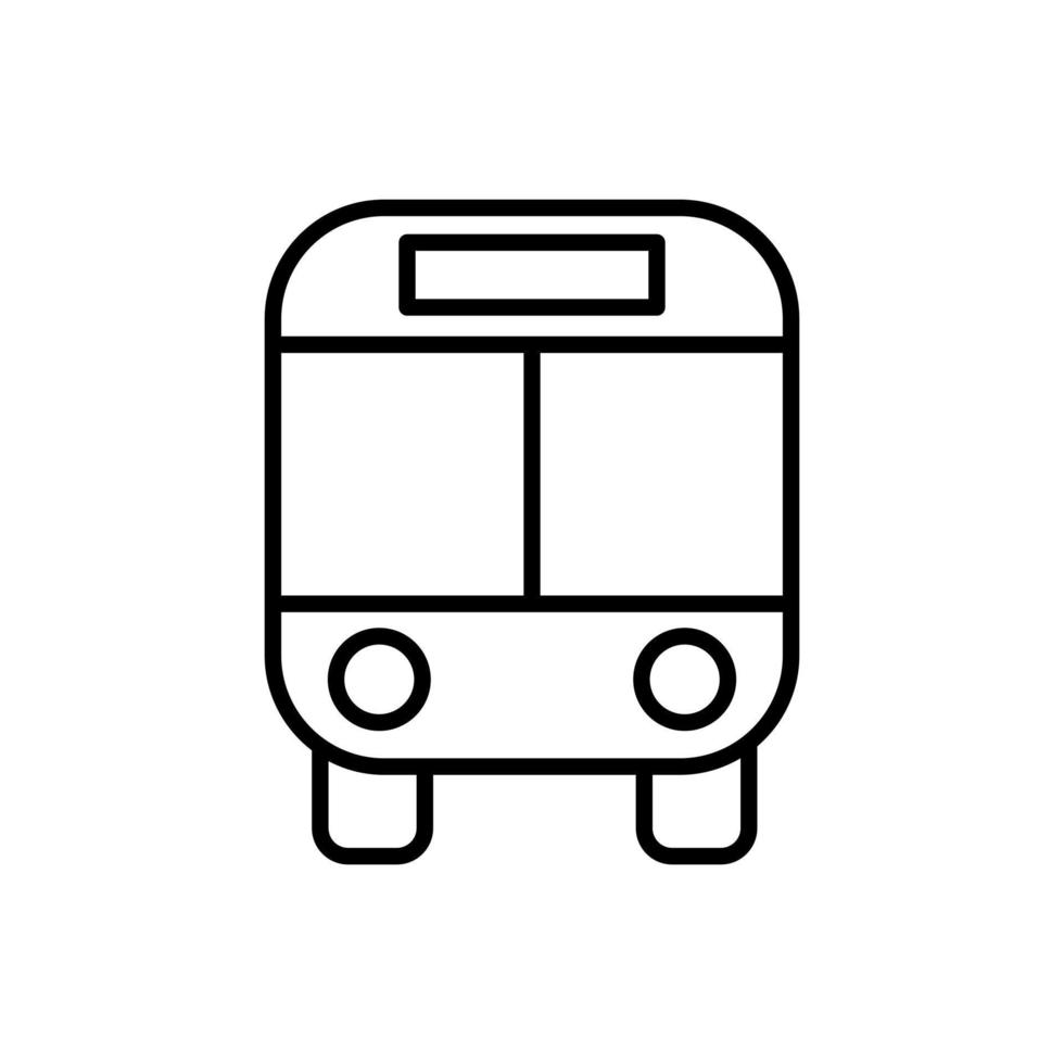 bus, openbaar vervoer icoon vector