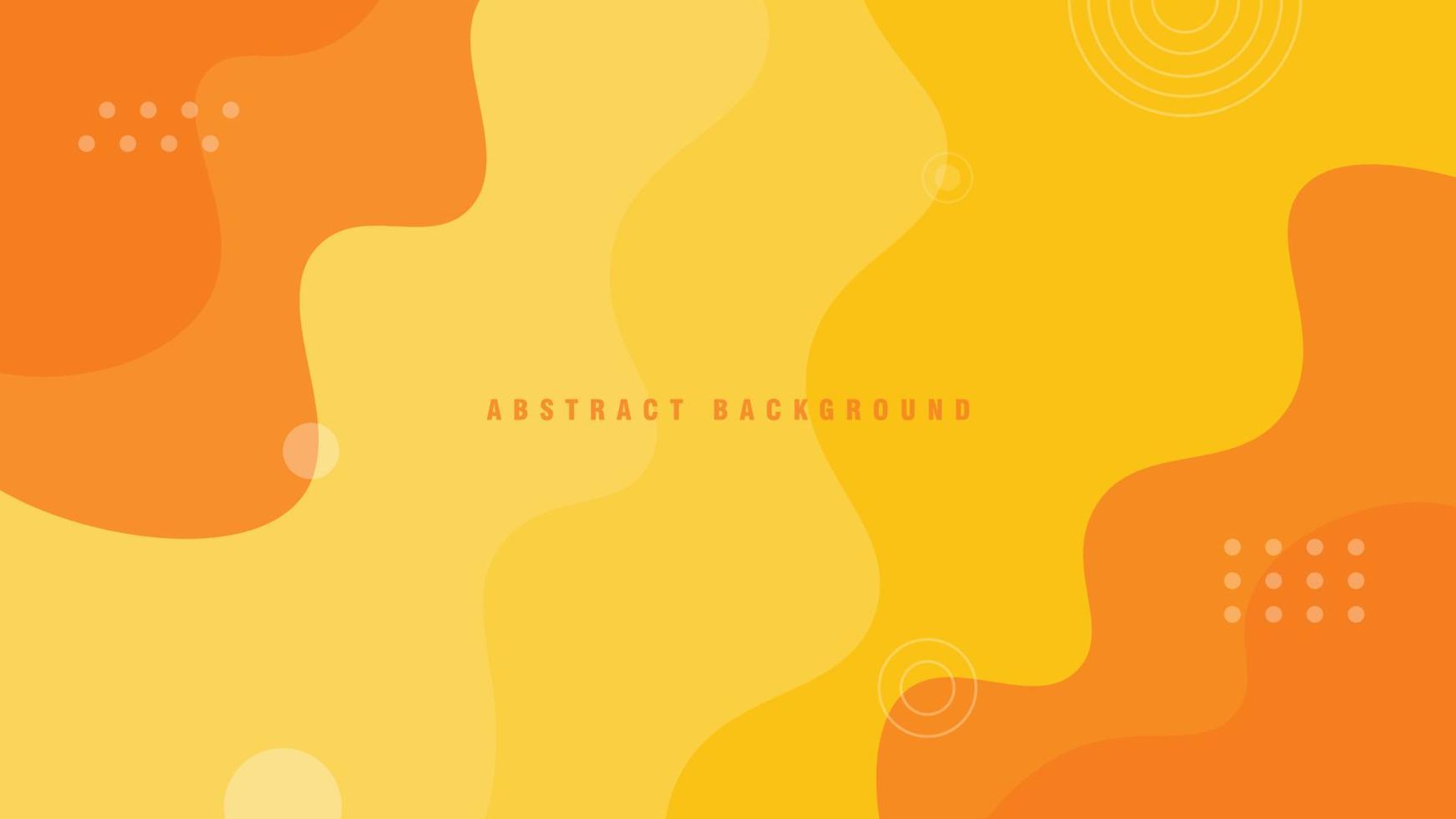 abstract dynamisch vloeistof getextureerde oranje en geel achtergrond. Golf achtergrond. vector