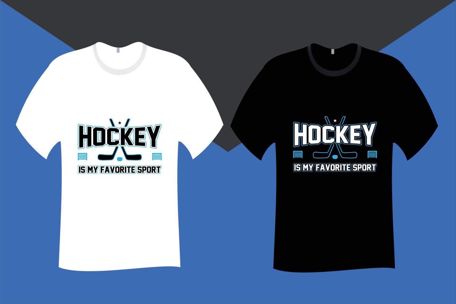 hockey is mijn favoriete sport t overhemd ontwerp vector