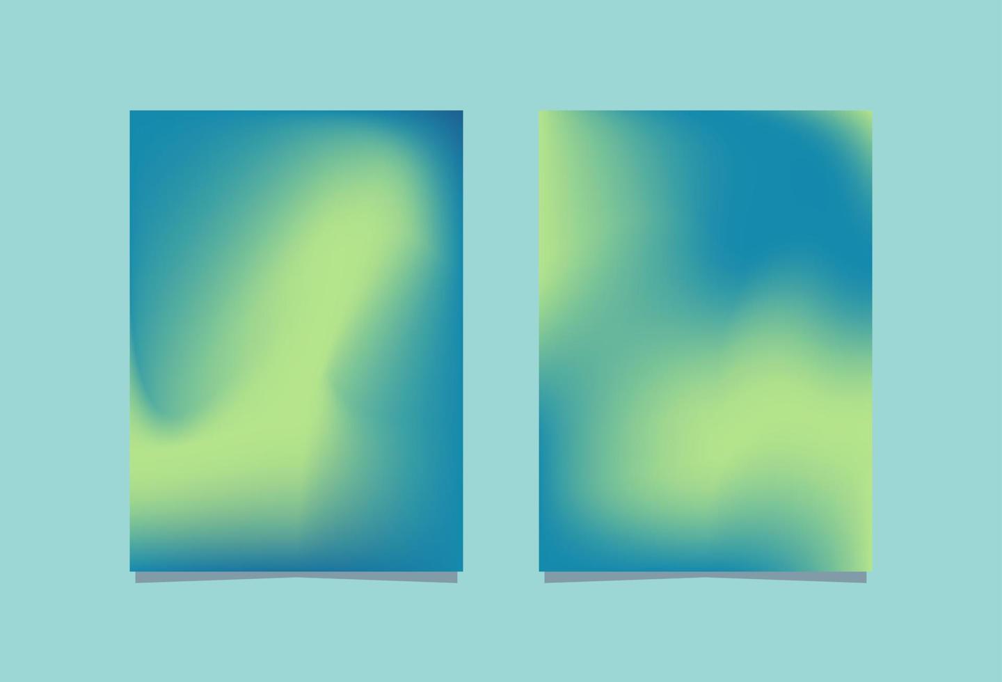 glad abstract helling achtergrond in groen en blauw kleur vector