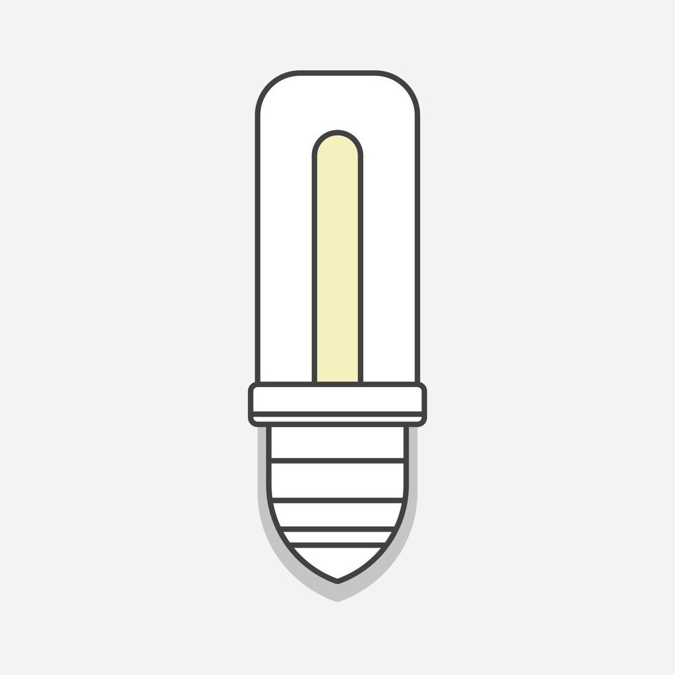 uitvinding in innovatie verlichte helder gloeilamp elektriciteit vector illustratie