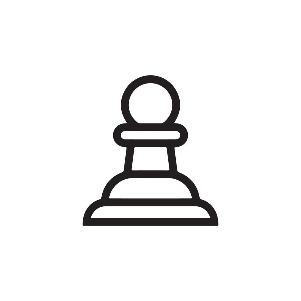 schaak icoon eps 10 vector