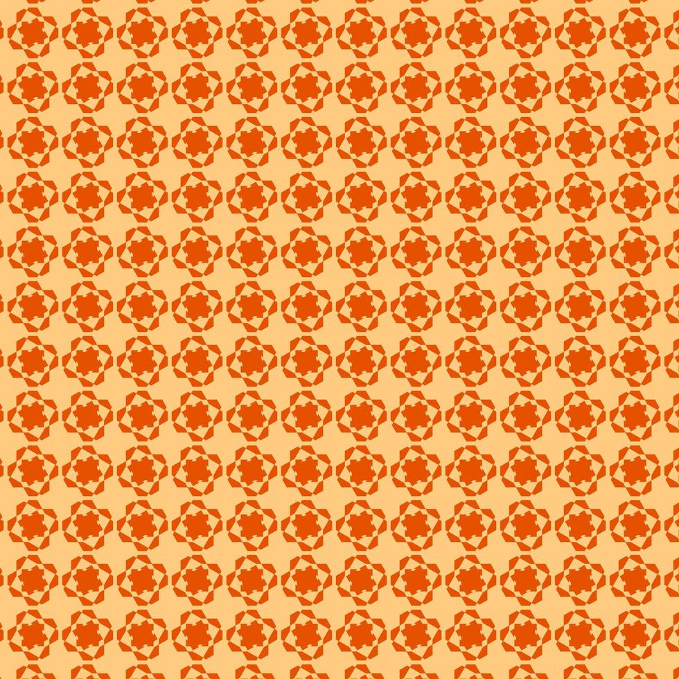 oranje geometrisch vormpatroon vector