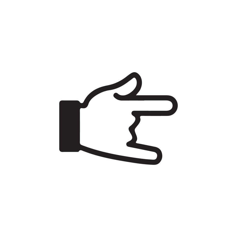 gebaren van menselijke handen pictogram eps 10 vector