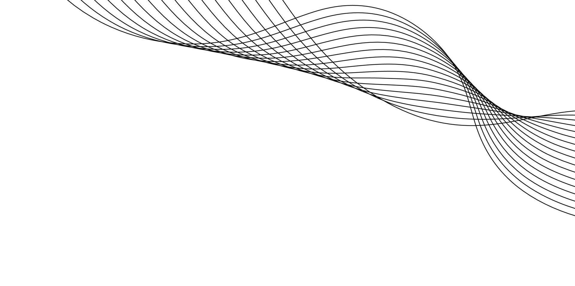 abstract wit golvend met wazig licht gebogen lijn achtergrond. vector