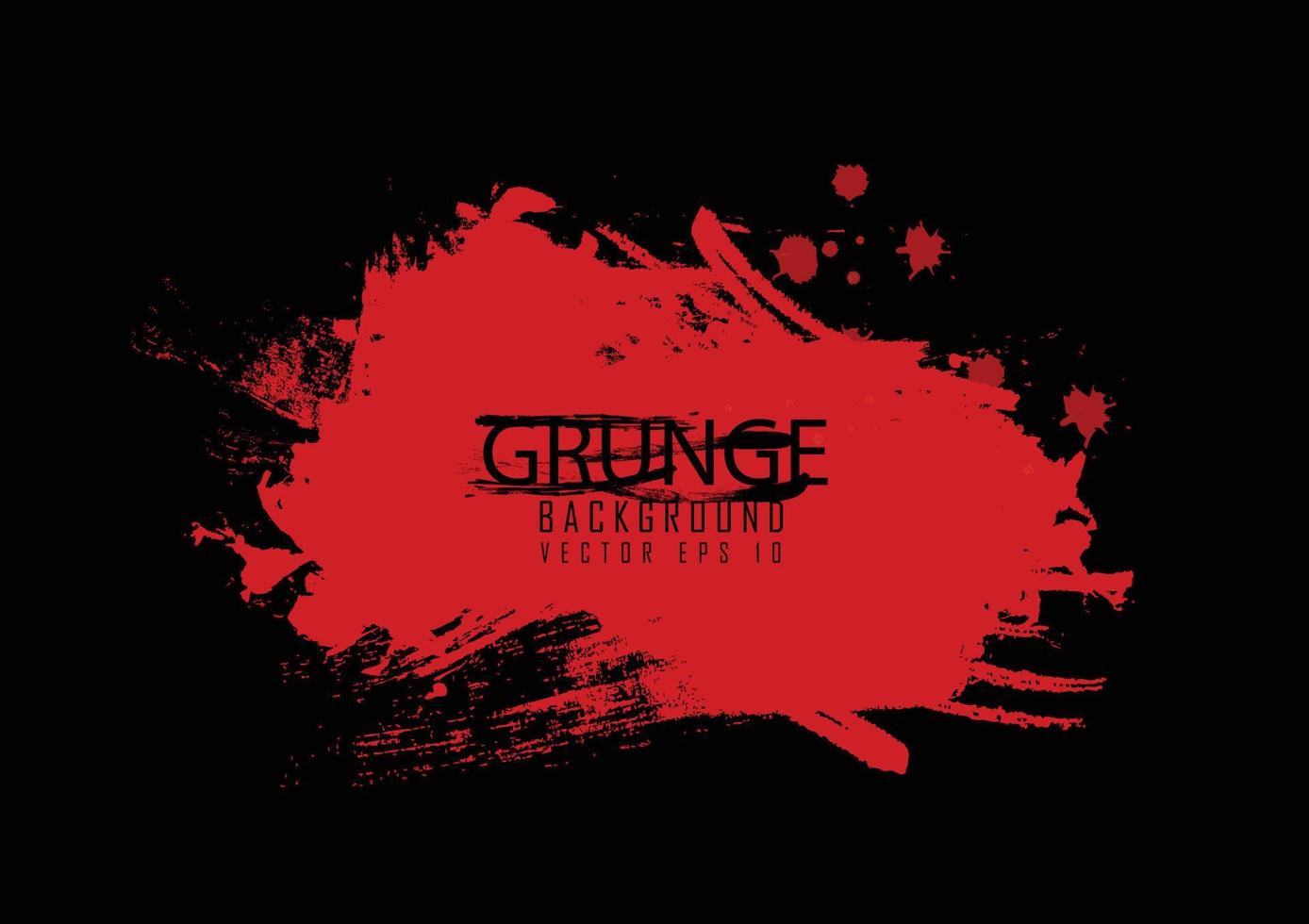 grunge zwart en rood achtergrond textuur. vector