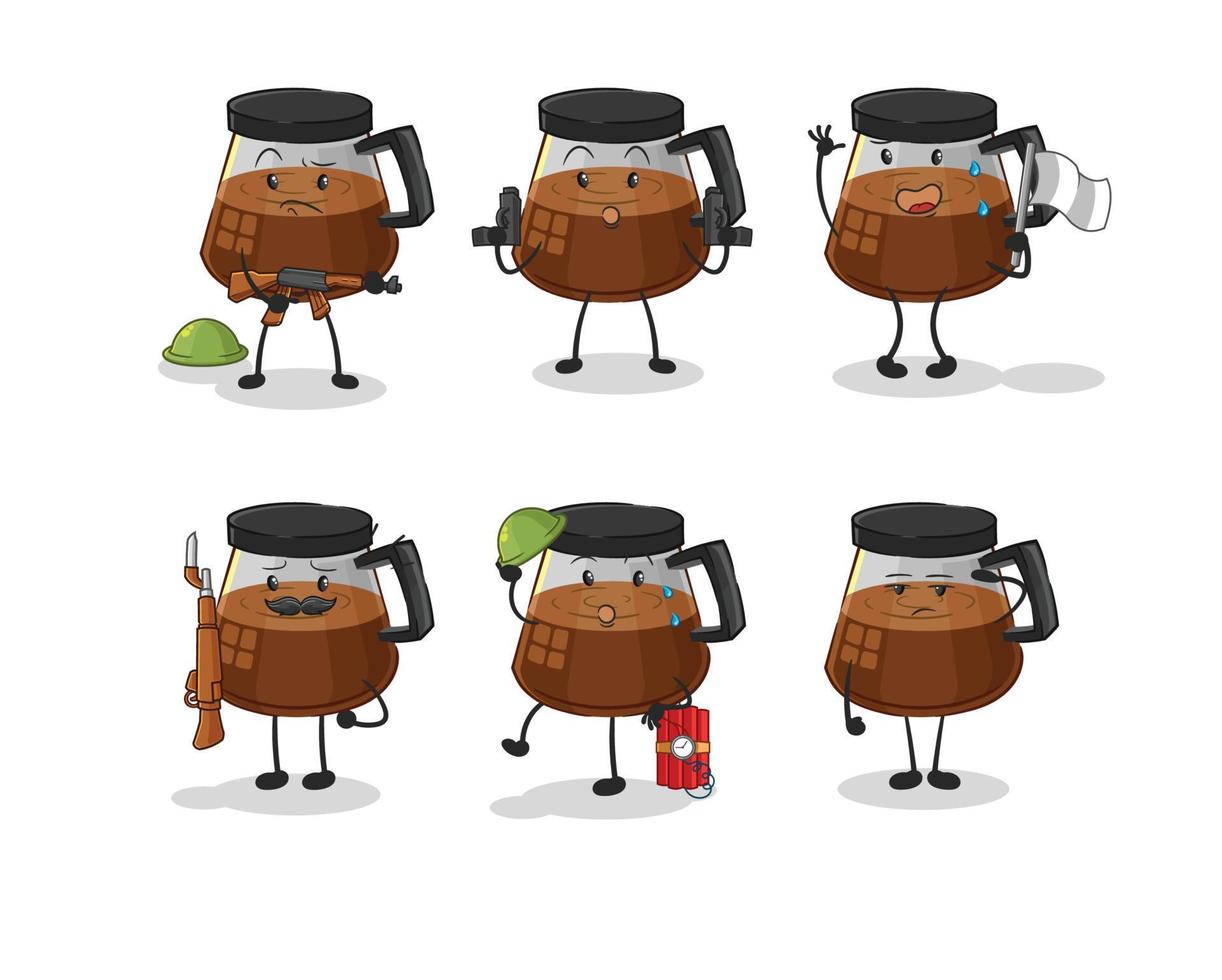 koffiemachine vector