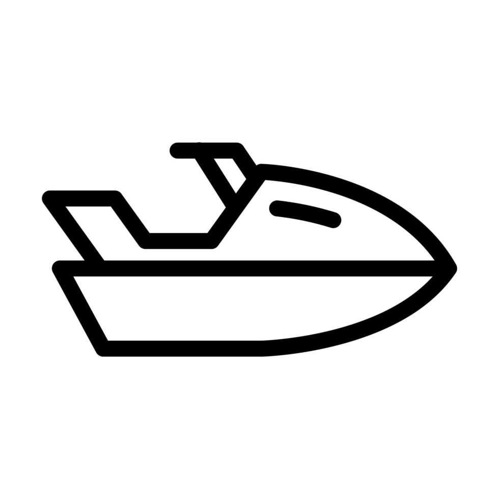 Jet ski icoon ontwerp vector