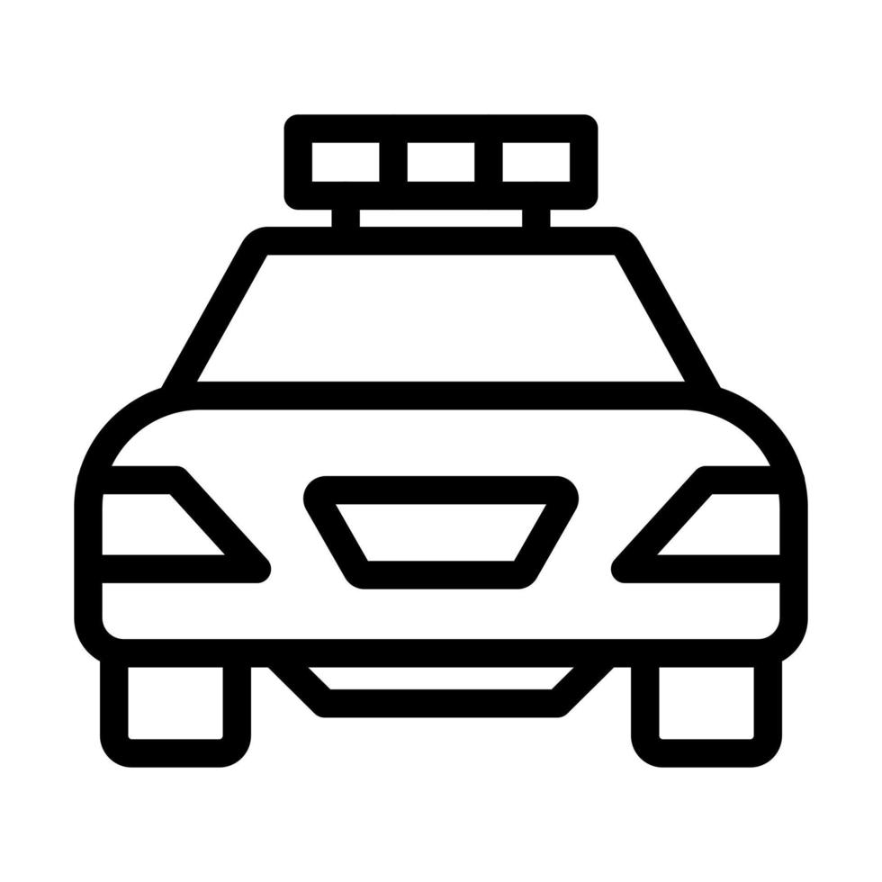 Politie auto icoon ontwerp vector
