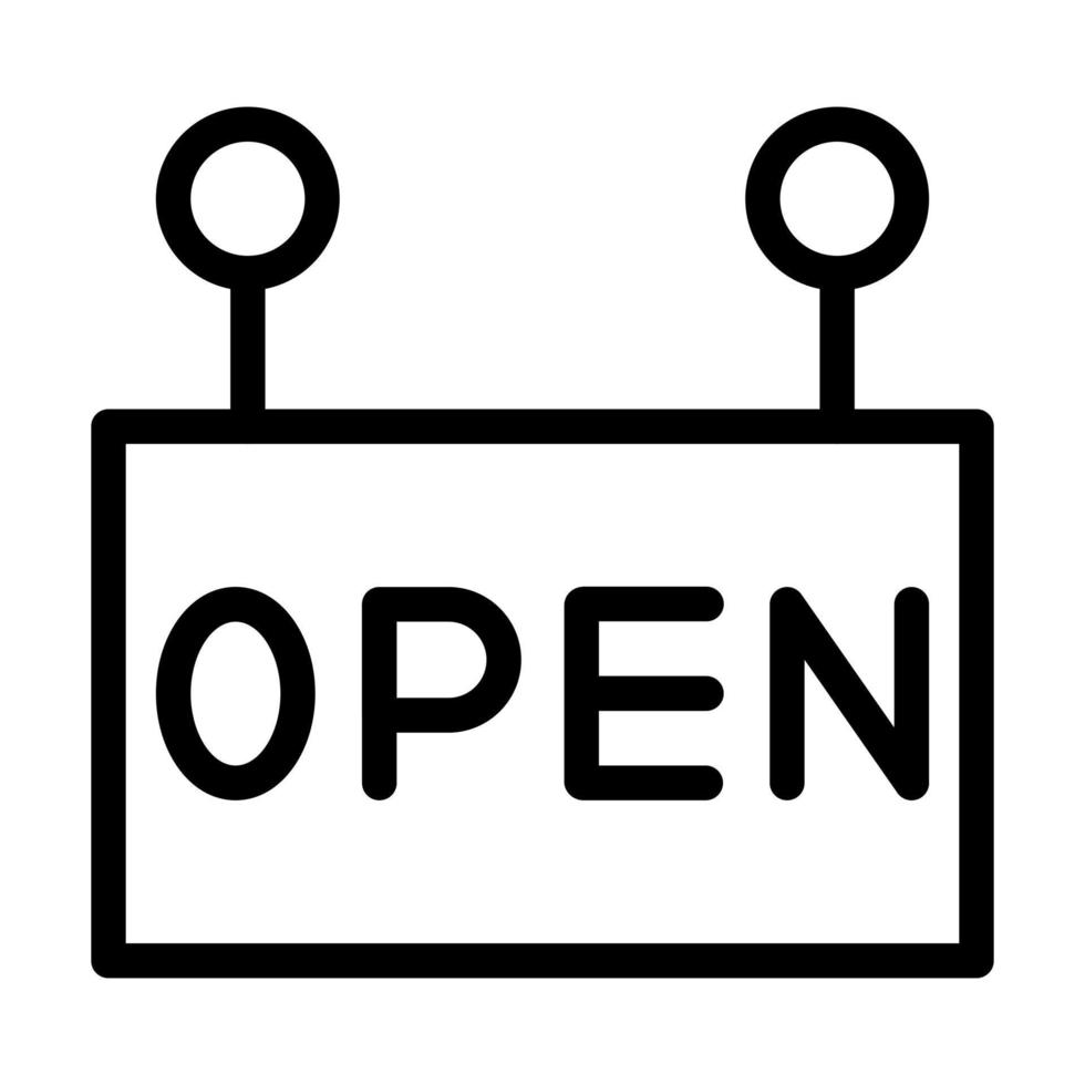 Open icoon ontwerp vector