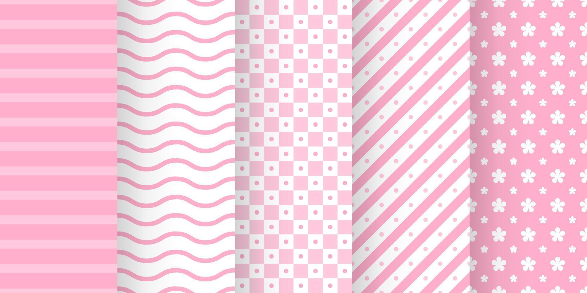 reeks van baby douche naadloos patroon in pastel kleur. baby partij uitnodiging achtergrond Sjablonen. plakboek patroon vector