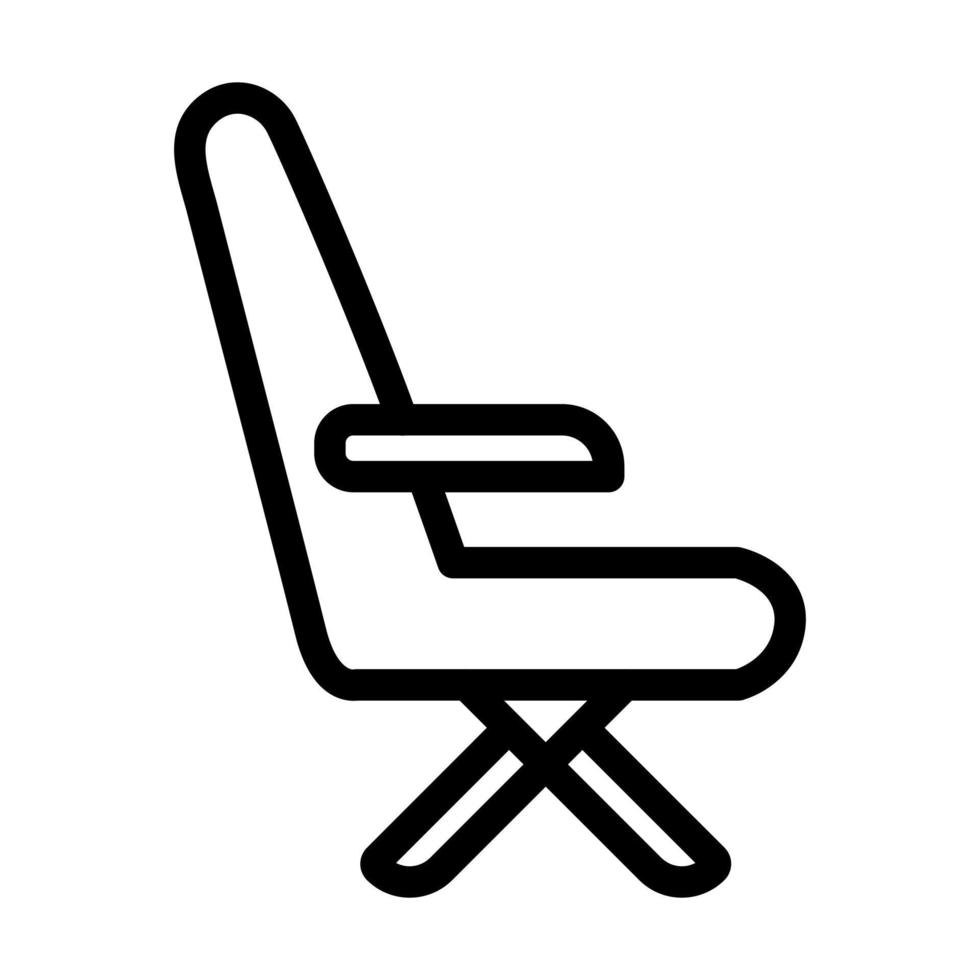 stoel pictogram ontwerp vector
