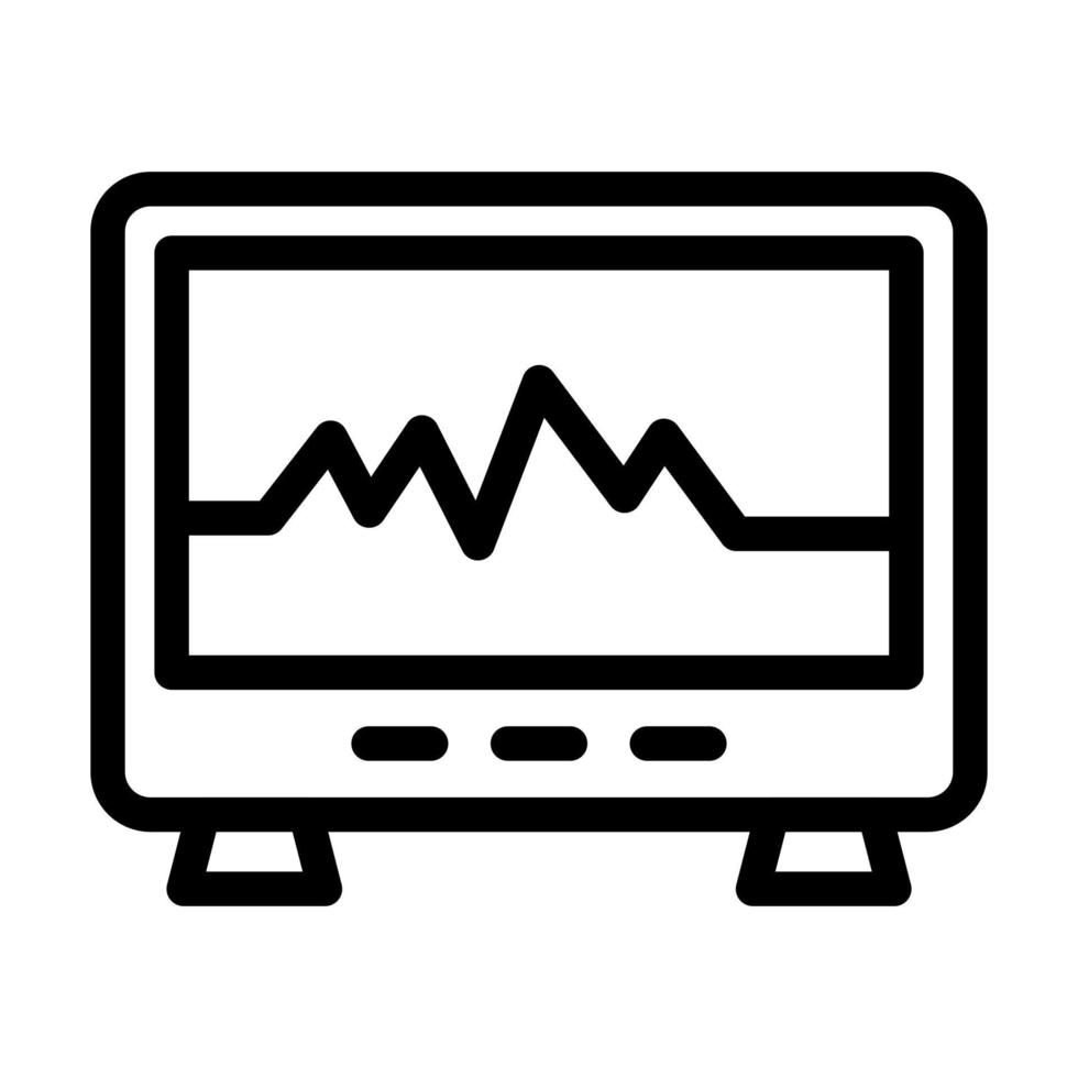 ecg machine icoon ontwerp vector