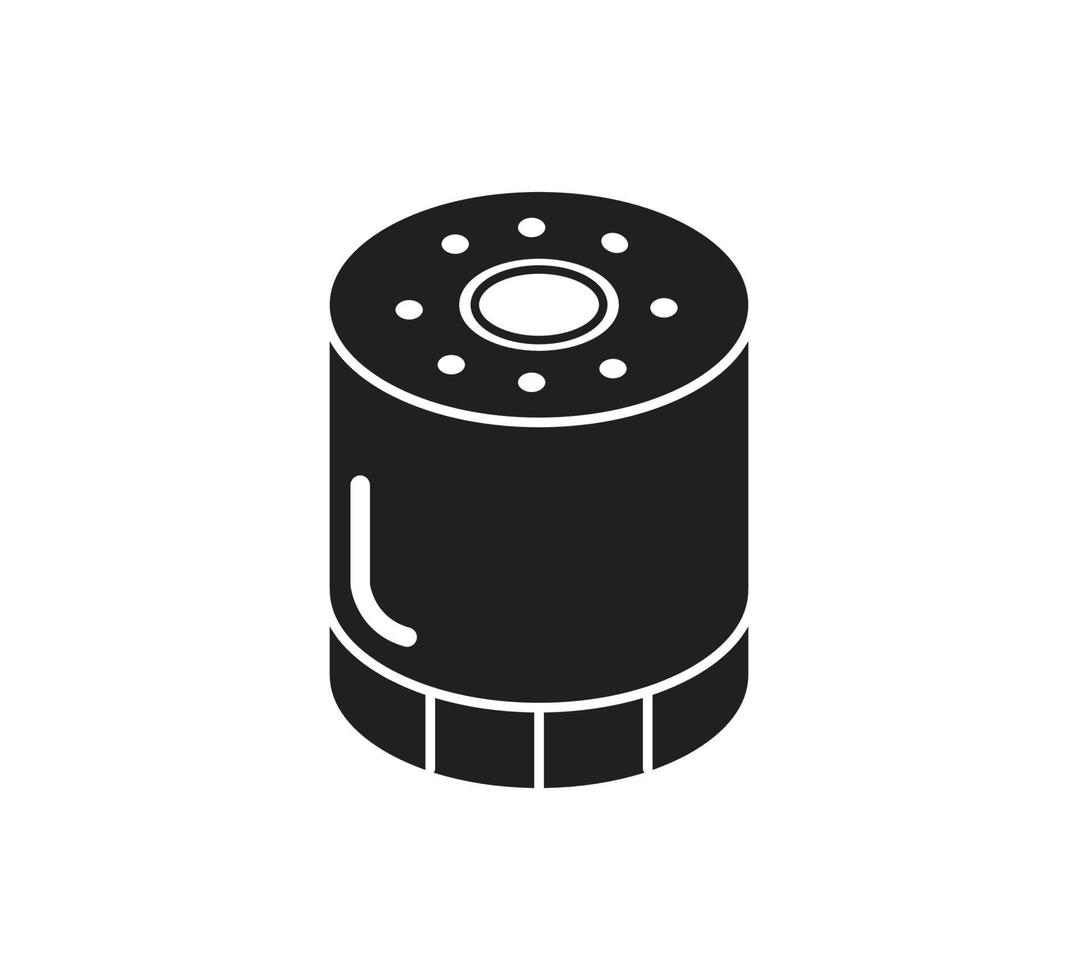 filter olie icoon vector logo ontwerp sjabloon