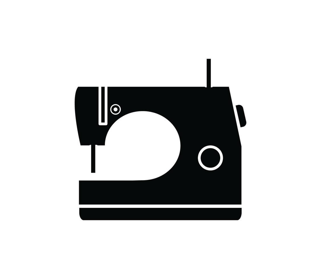naaien machine icoon vector logo ontwerp sjabloon