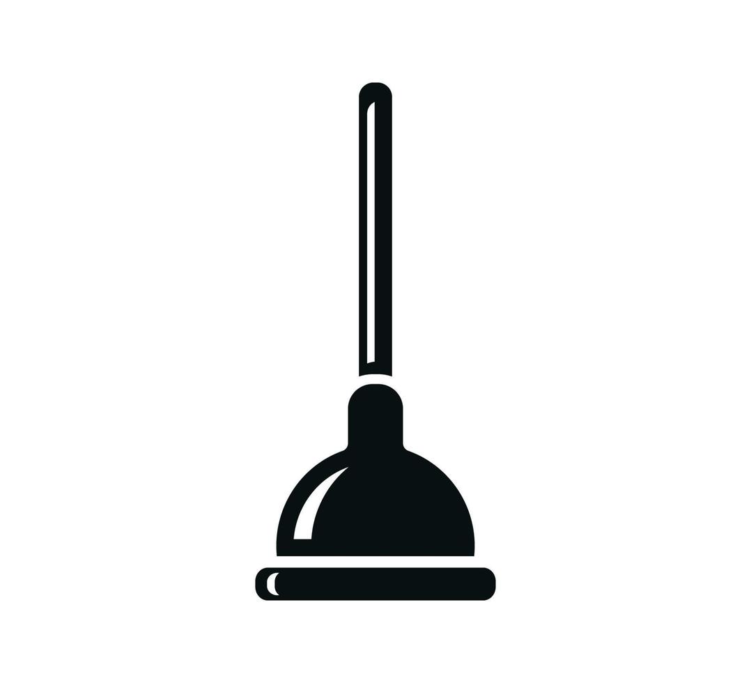 plunjer icoon vector logo ontwerp sjabloon illustratie