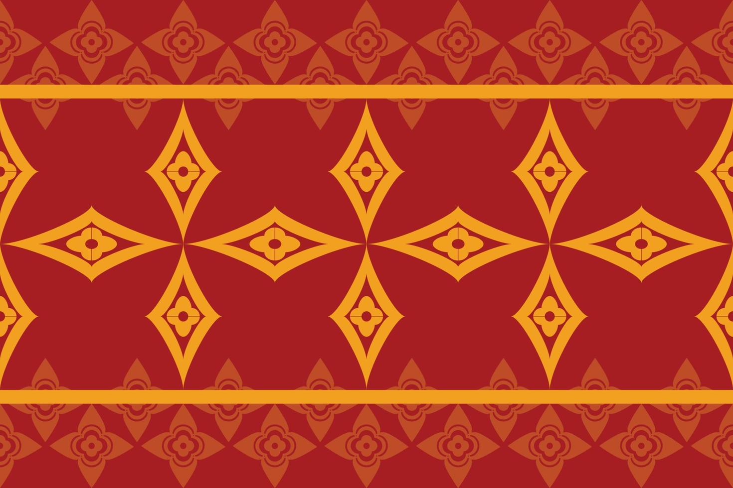 meetkundig etnisch ikat patroon naadloos traditioneel ontwerp voor achtergrond,tapijt,behang,kleding,inwikkeling,batik,stof illustratie.thai borduurwerk stijl. vector