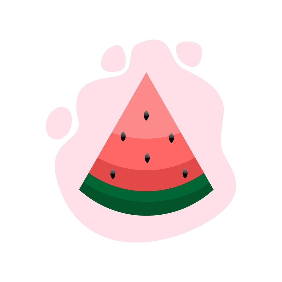 vers watermeloen ontwerp vector