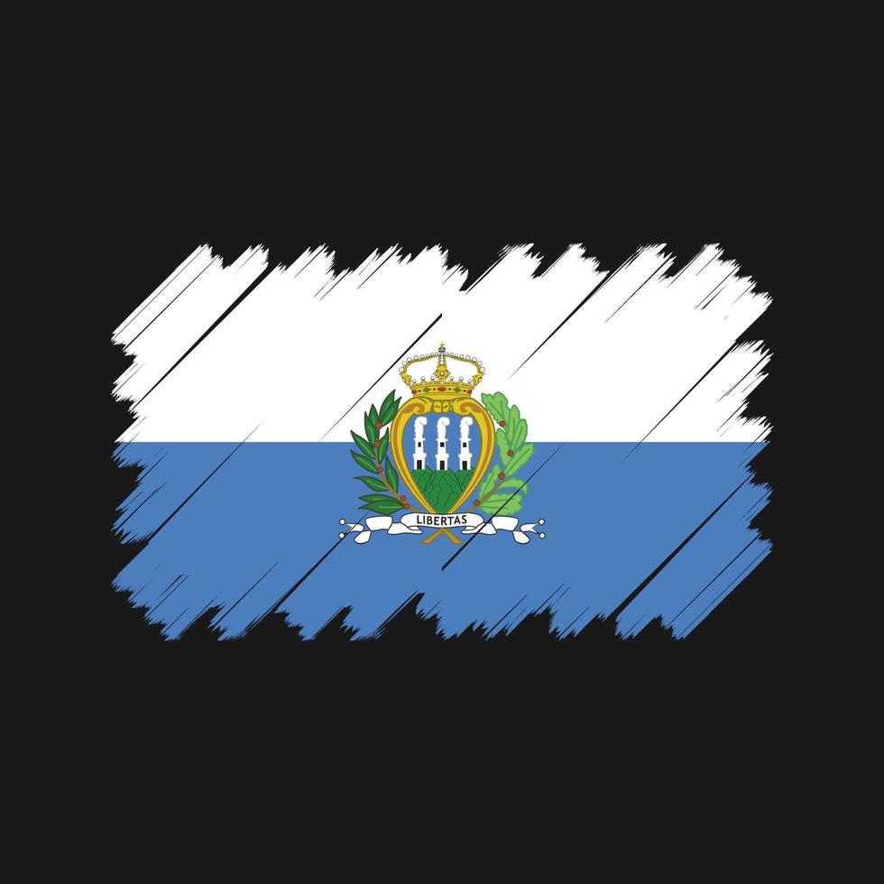 san marino vlag vector. nationale vlag vector