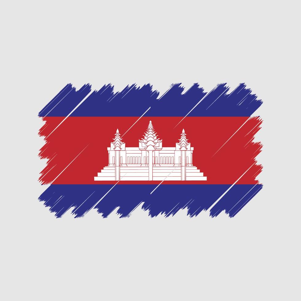 Cambodja vlag vector. nationale vlag vector