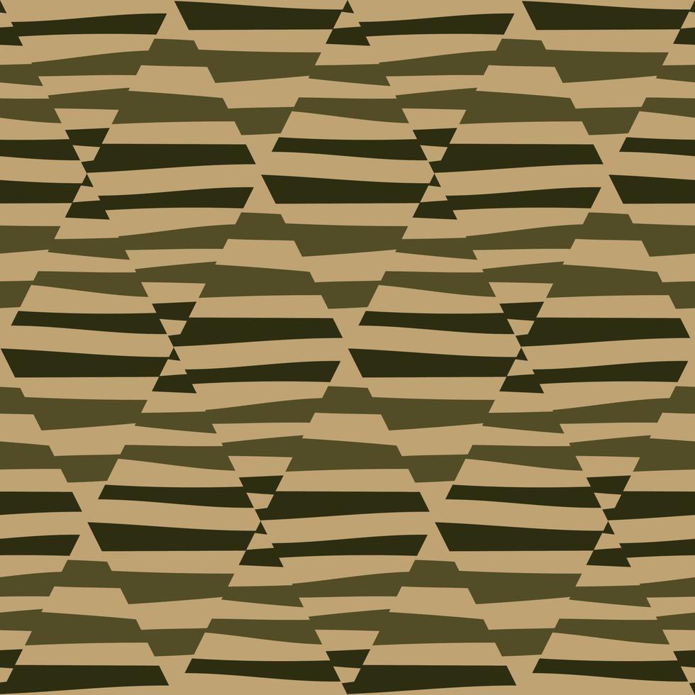 mozaïek van gestreepte geometrische naadloze patroon. decoratieve abstracte lijnen sieraad. vector