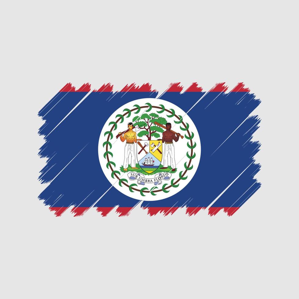 Belize vlag vector. nationale vlag vector