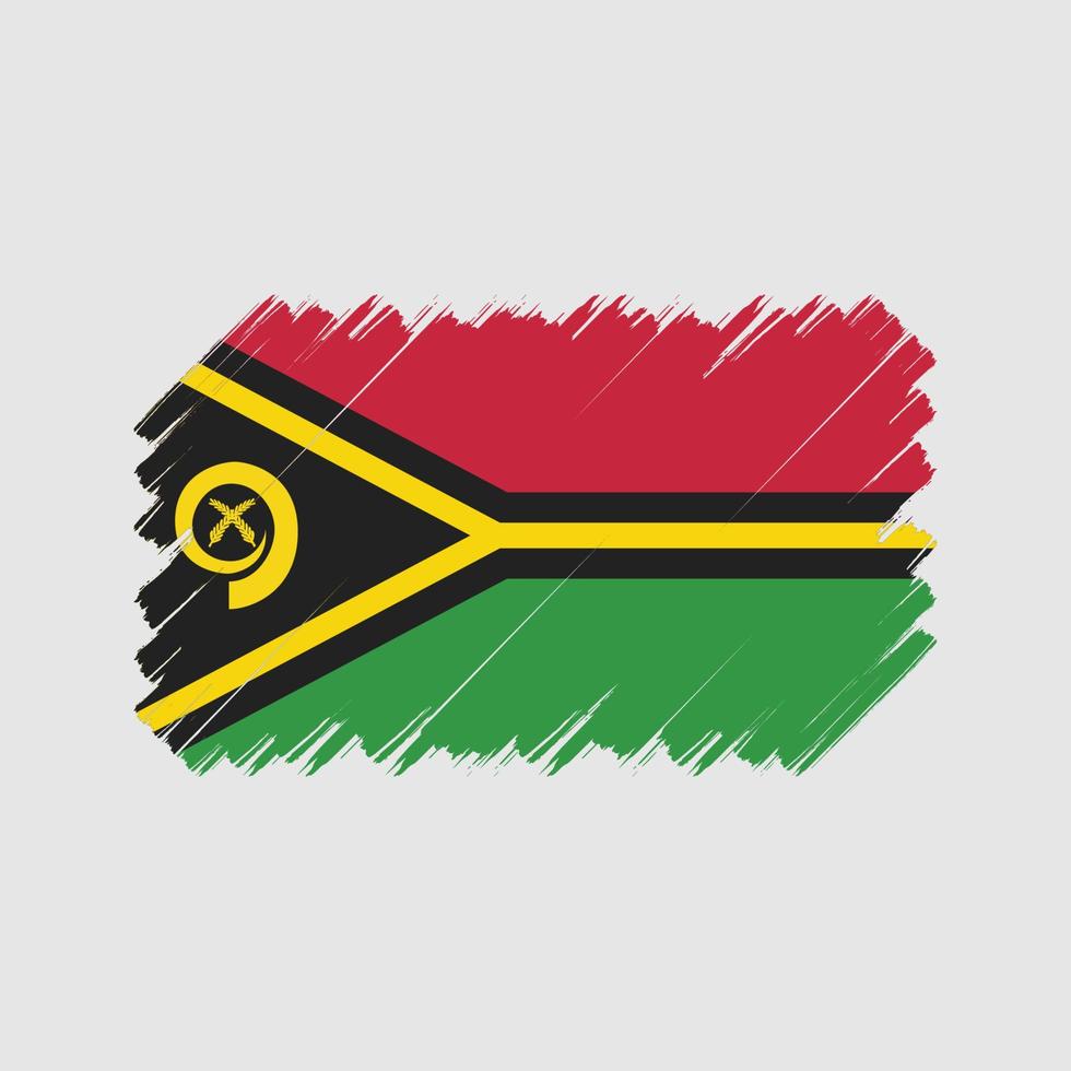 vanuatu vlag borstel. nationale vlag vector