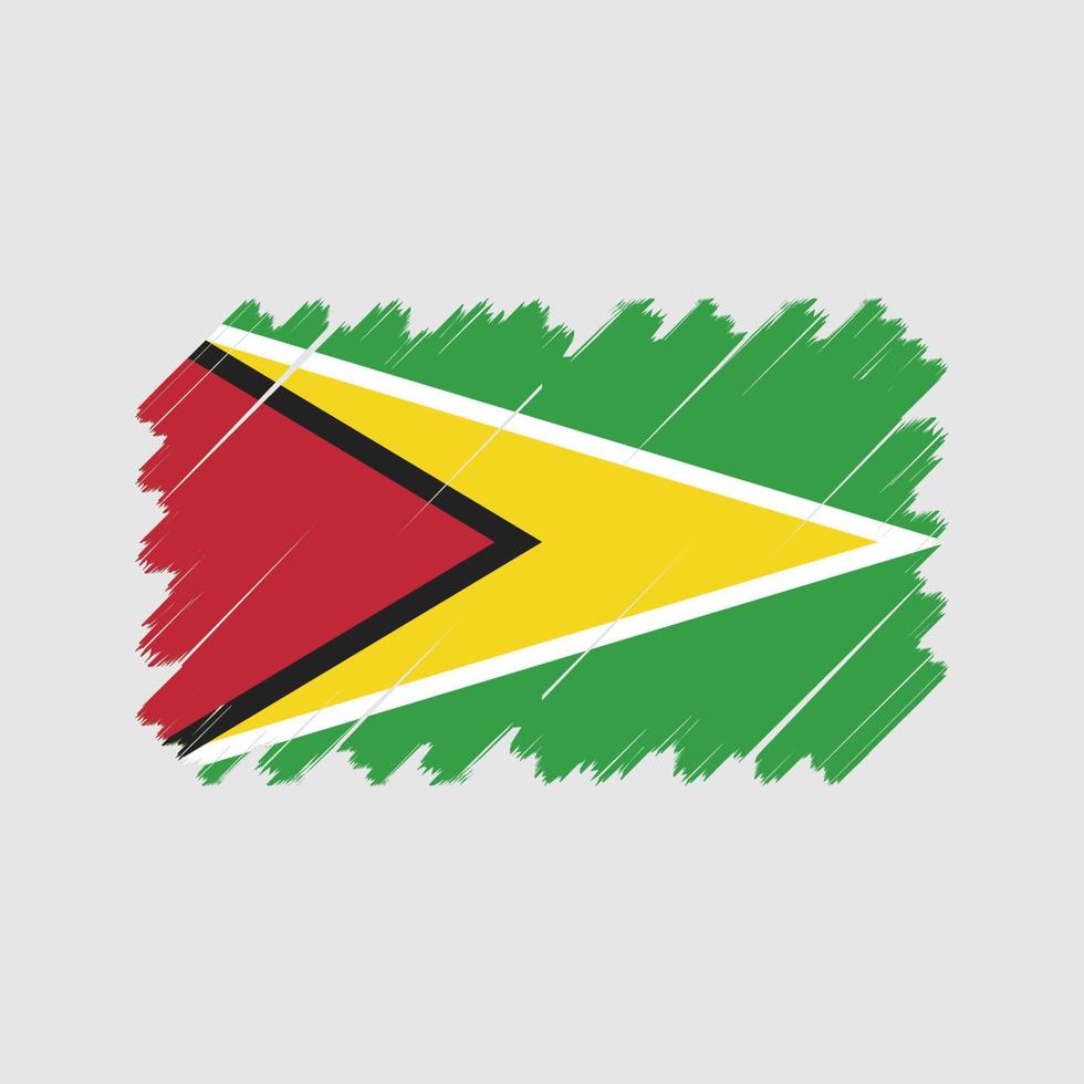 Guyana vlag vector. nationale vlag vector