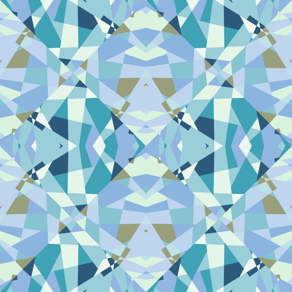Caleidoscoop naadloze patroon. decoratief abstract mozaïekornament. vector