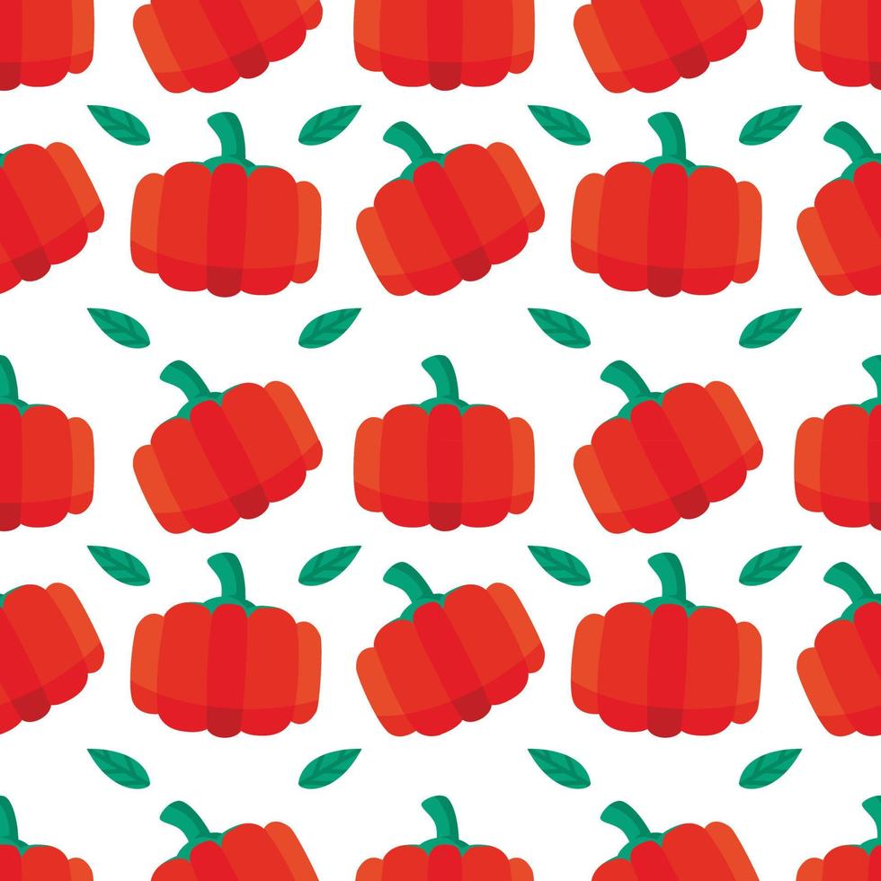 pompoen patroon, pompoen groente icoon tekenfilm. voor herfst. vector patroon voor boerderij, dankzegging of halloween vakantie ontwerp