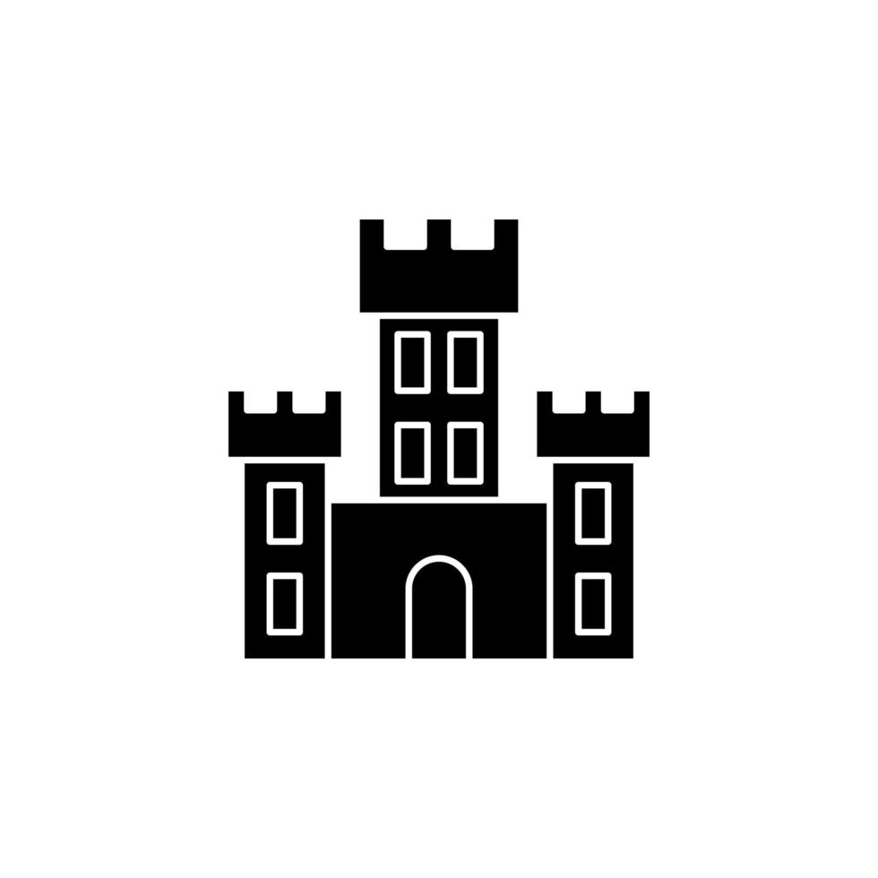 kasteel icoon vector voor website symbool icoon presentatie