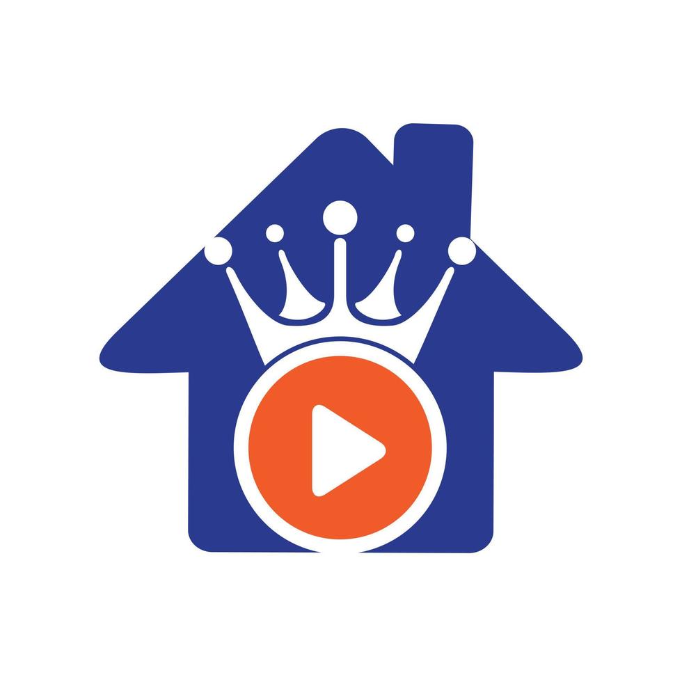 koning video vector logo ontwerp sjabloon.