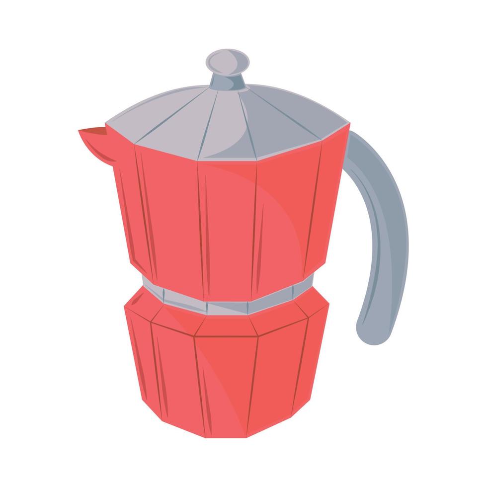 mokka pot koffie vector