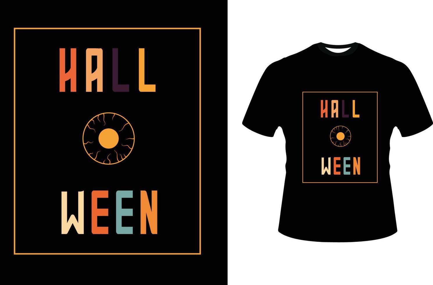 halloween modieus grafiek t-shirt ontwerp vector