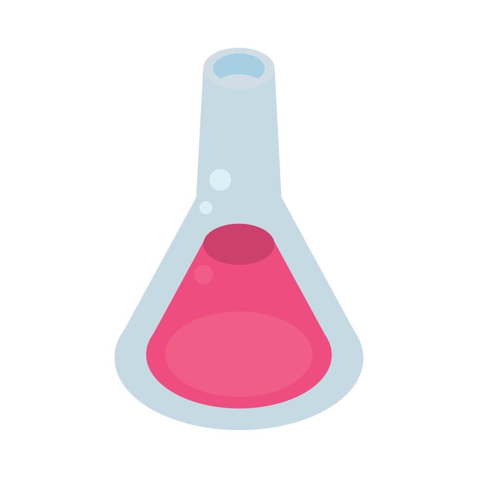 isometrische chemie fles vector