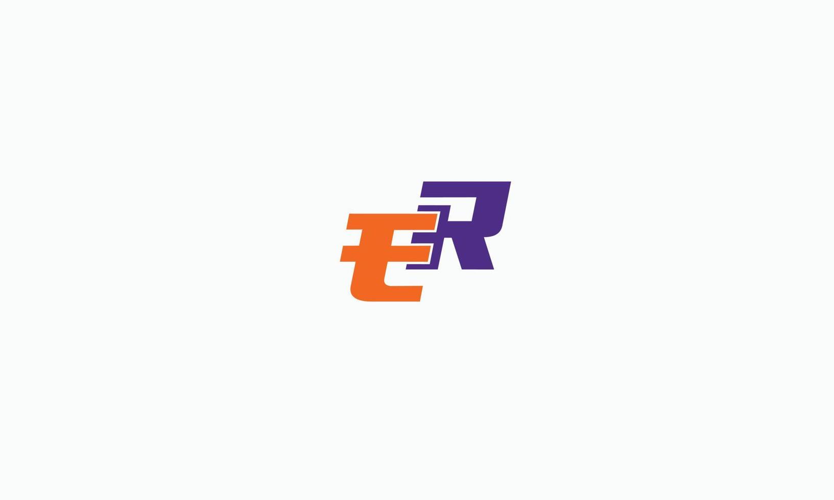 alfabet letters initialen monogram logo er, re, e en r vector