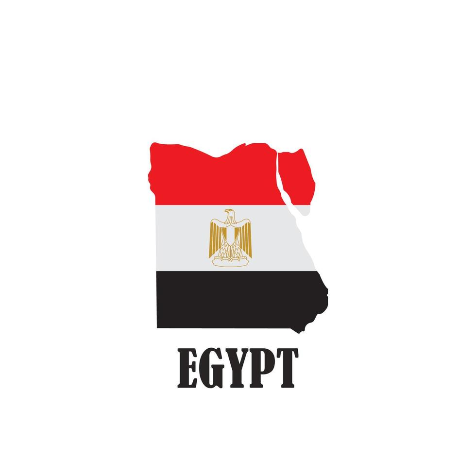 Egypte kaart icoon vector