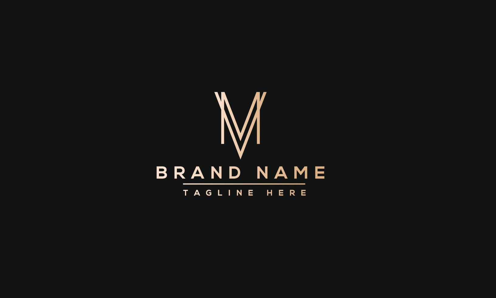 mv logo ontwerp sjabloon vector grafisch branding element