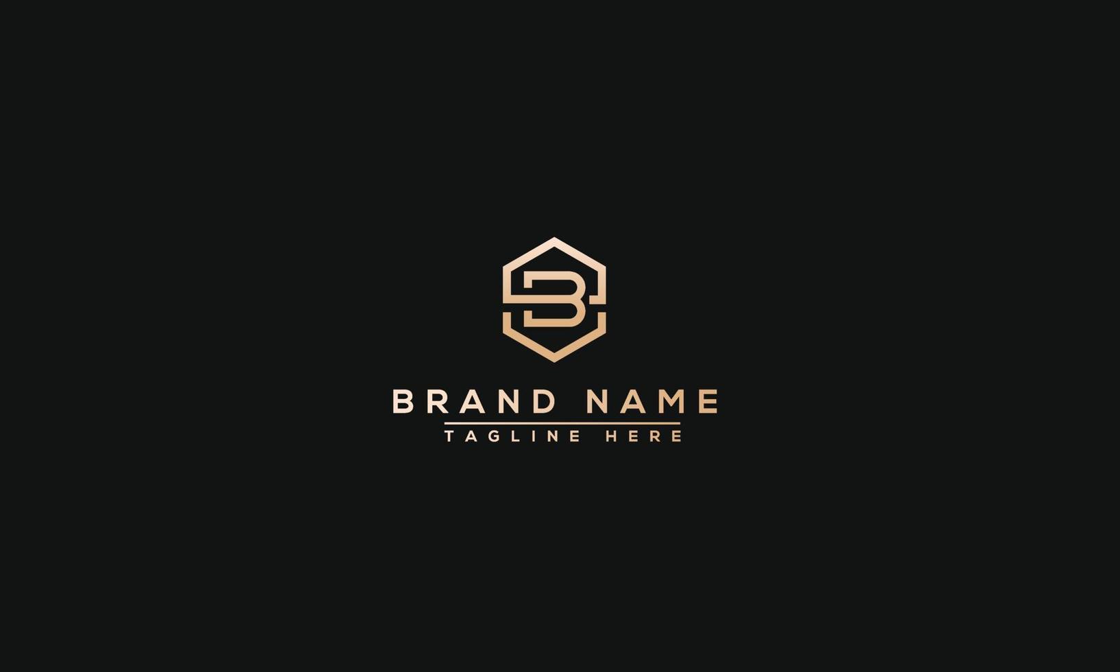 b logo ontwerp sjabloon vector grafische branding element.