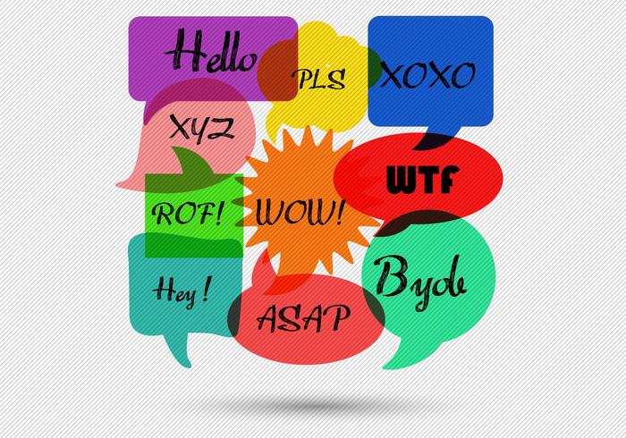 Gratis Speech Bubbles Message Vector