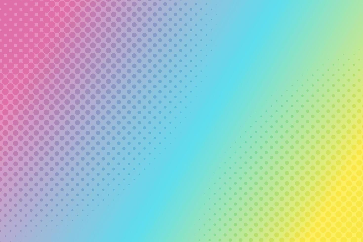 regenboog knal kunst achtergrond met halftone dots in retro grappig stijl. vector illustratie.