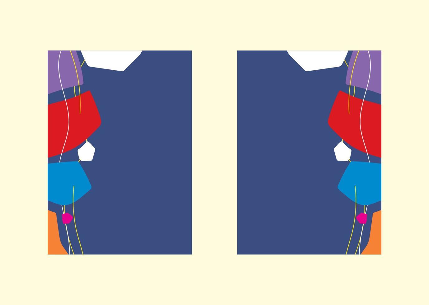 Hoes creatief ontwerp. abstract vector sjabloon voor achtergrond, brochure, poster of digitaal afdrukken.