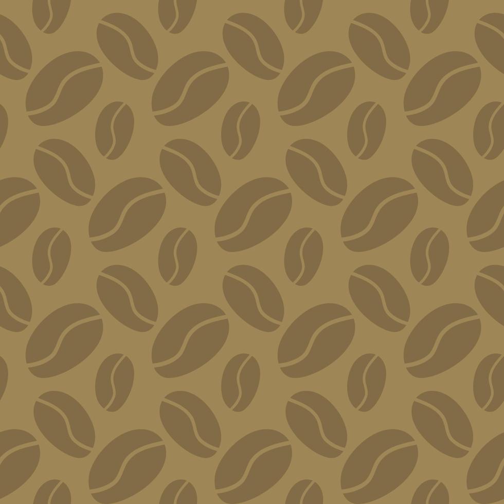 bruin koffie afdrukken naadloos patroon vector