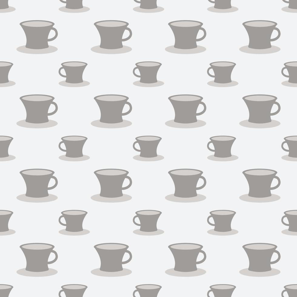 koffie glas cafe naadloos patroon vector