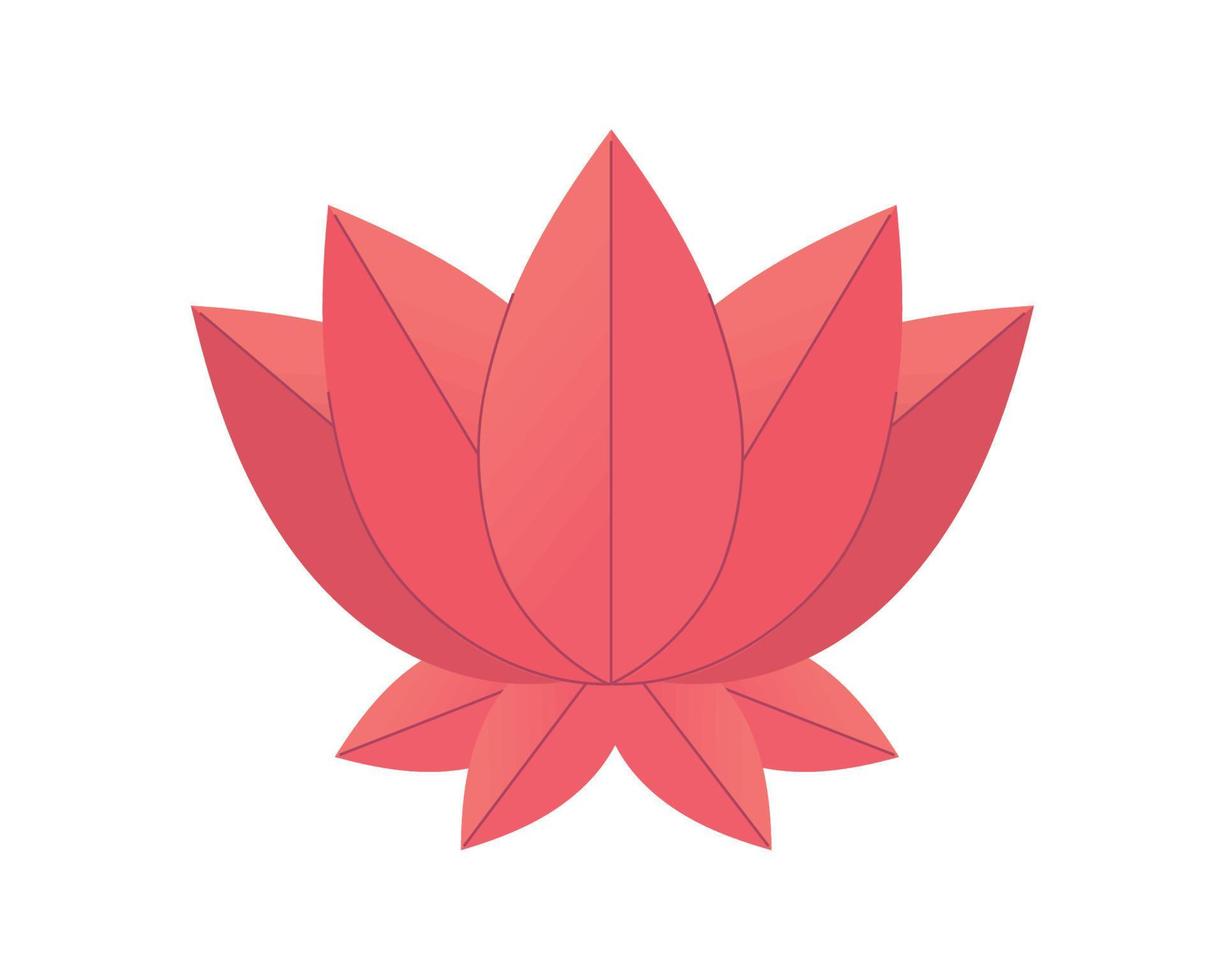 lotusbloem decoratie vector